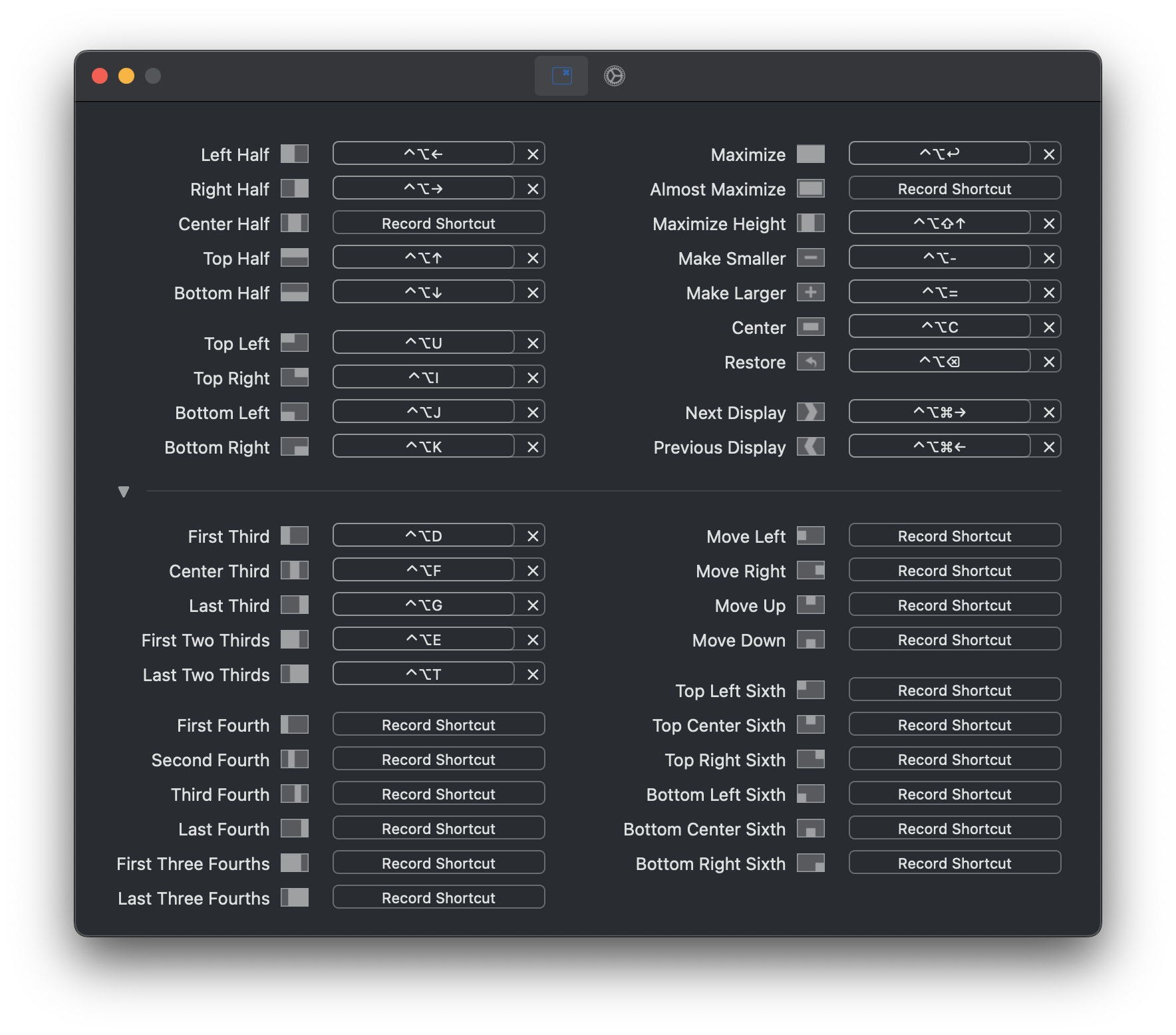 rectangle window manager