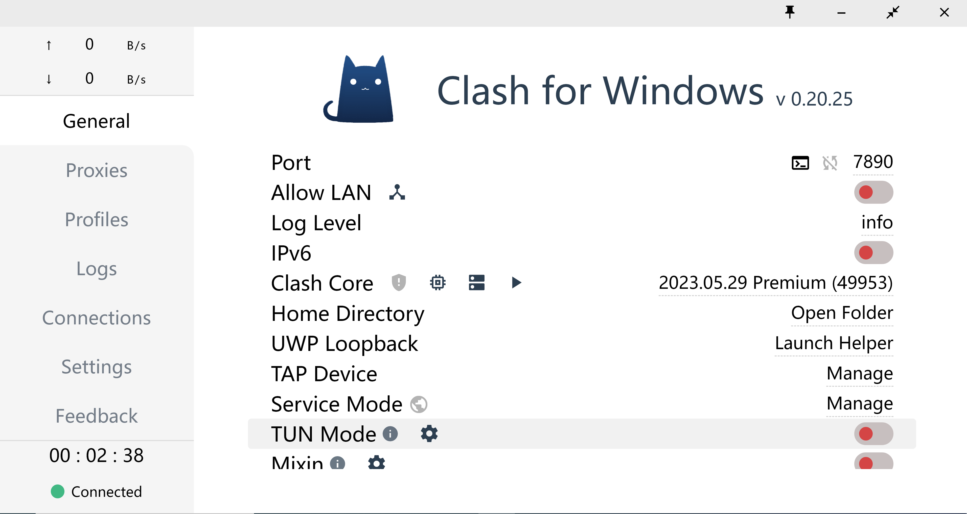 打开clash之后在general tag找不到system proxy Issue Fndroid/clash_for