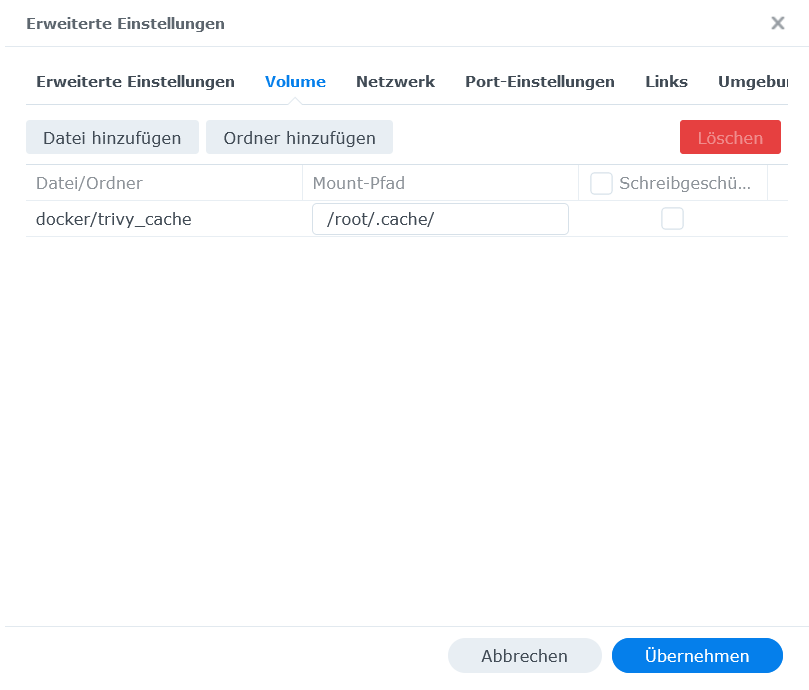 How To Start Trivy Docker Image On Synology DS720 Issue 1413 