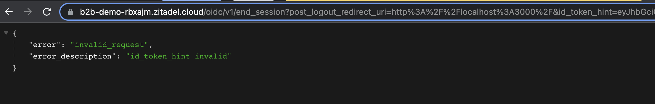 [Bug]: `id_token_hint` with expired id_token results in an error ...