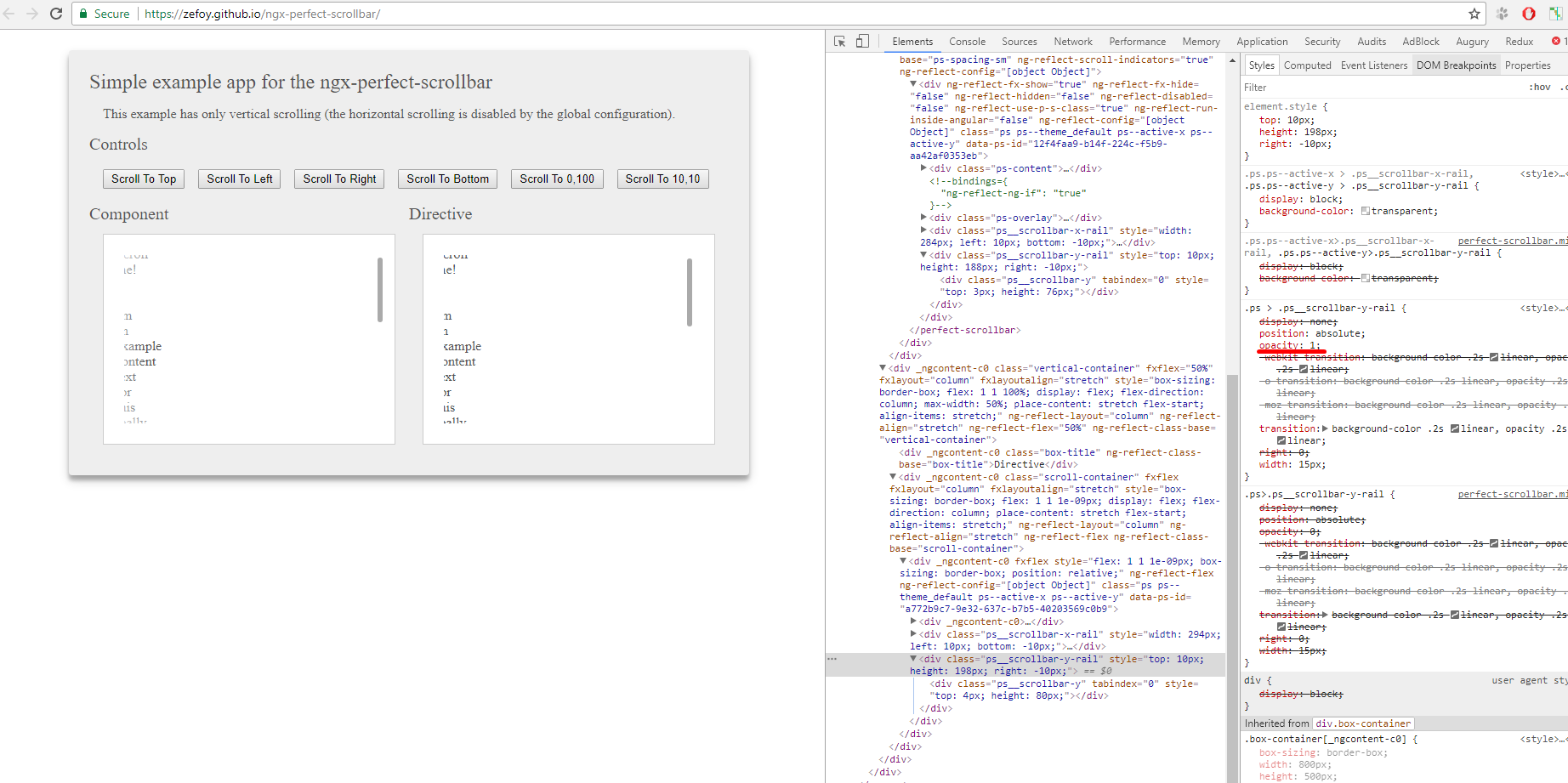 Scroll thumb tremor · Issue 99 · zefoy/ngxperfectscrollbar · GitHub