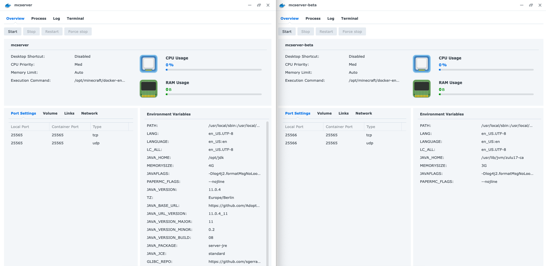 error exec "java" executable file not found in PATH on migration
