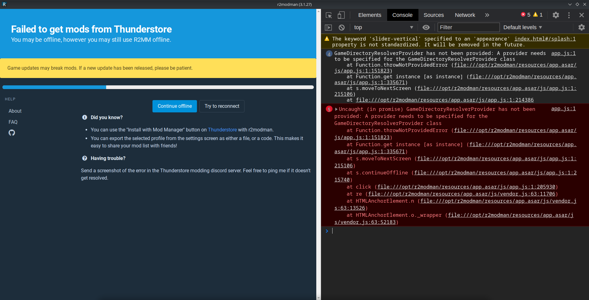 [BUG] - App won't go past init screen on Linux · Issue #759 · ebkr ...