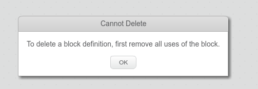 Show an error when a custom procedure can't be deleted · Issue #1151 ...