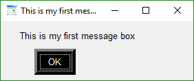 simple msgbox