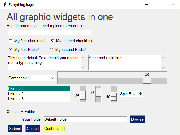 Use Pysimplegui To Get Userinput Parameters And Go From