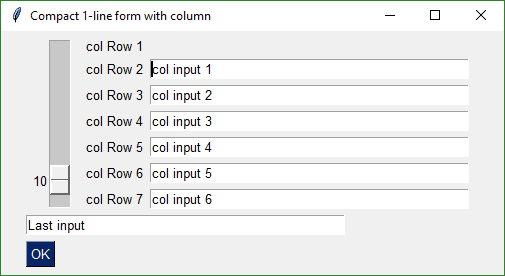 column example