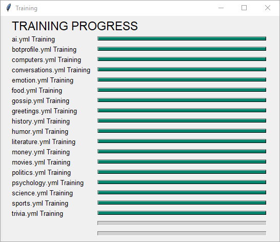 chatterbot training