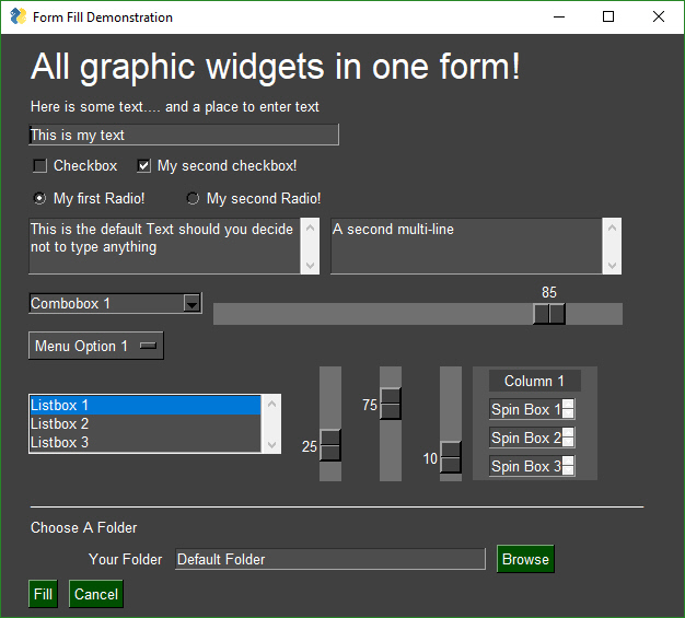 PySimpleGUI