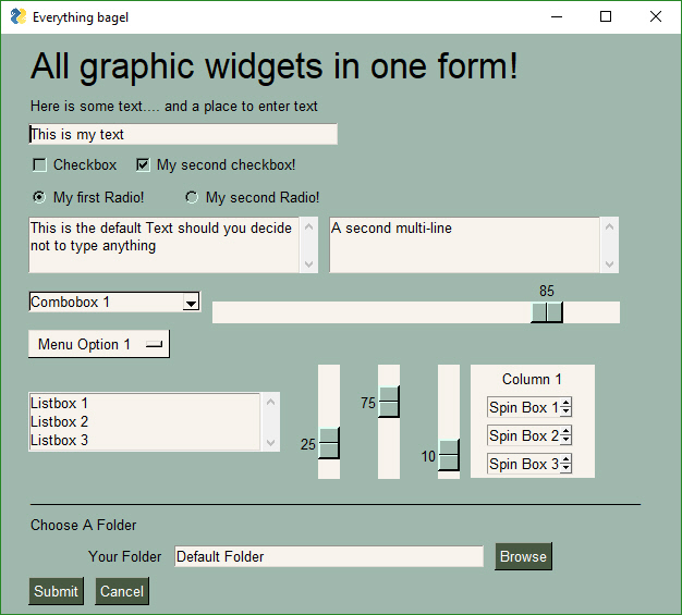 cookbook all elements 