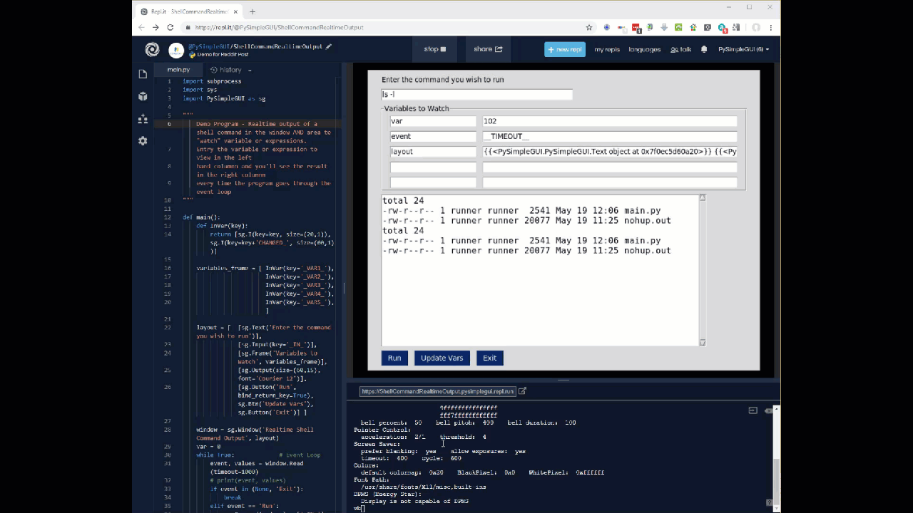 Interactive CLI Within GUI : r/Python