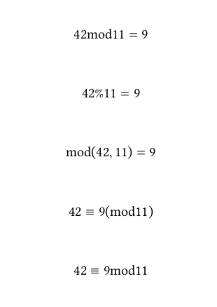 math: Modulus operator · Issue #1494 · sile-typesetter/sile · GitHub