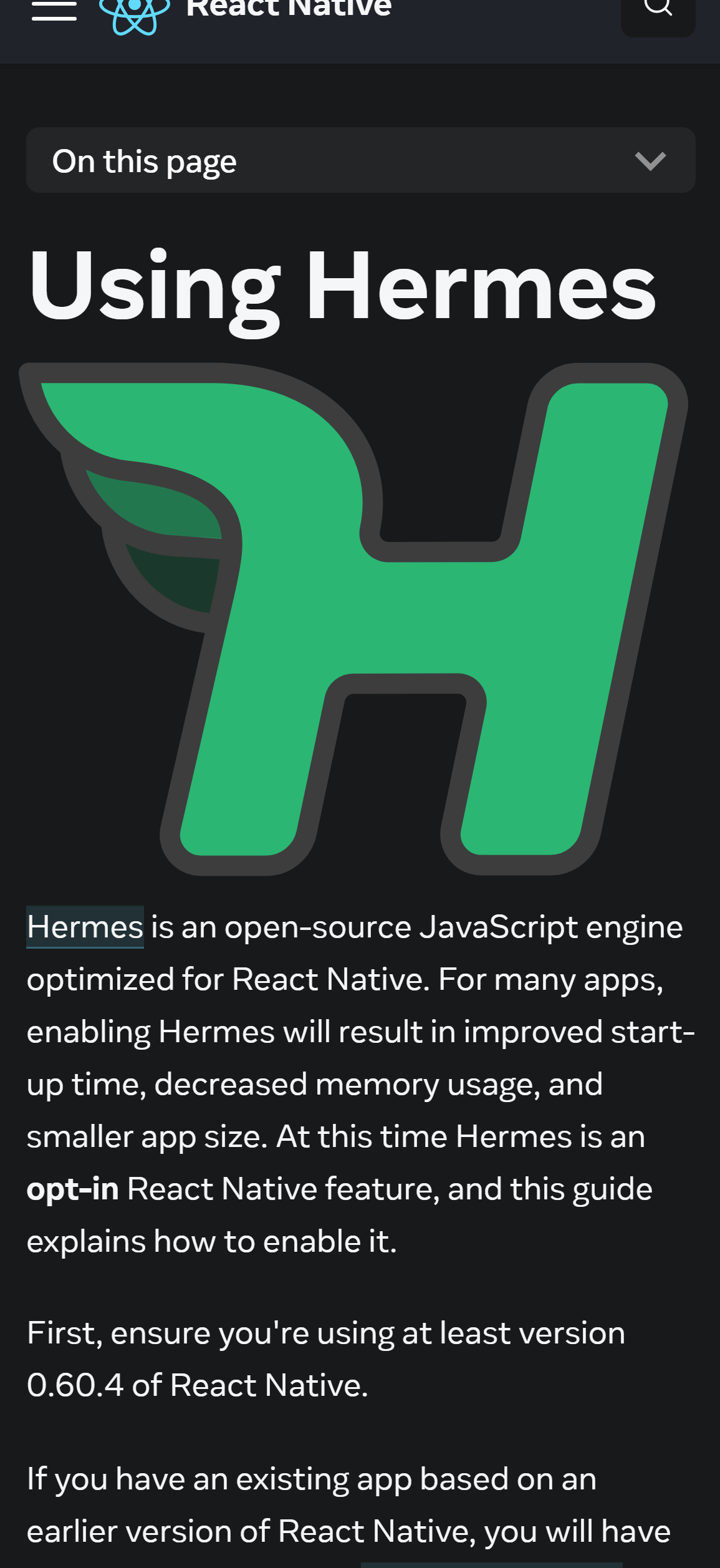Hermes icon causes readability issues on smaller screen sizes · Issue ...