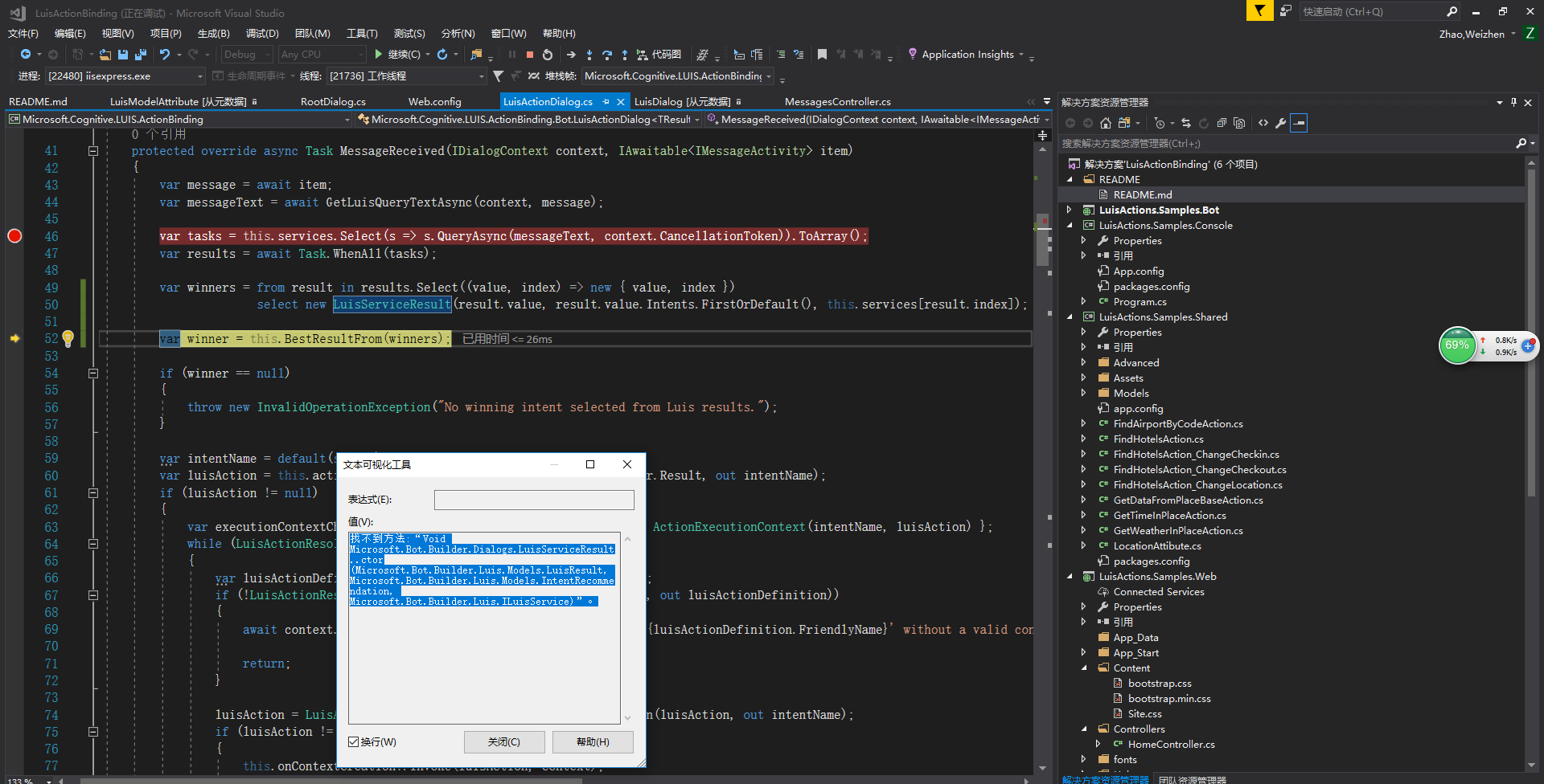 [.Net SDK] Bot code exception · Issue #276 · microsoft/BotBuilder ...