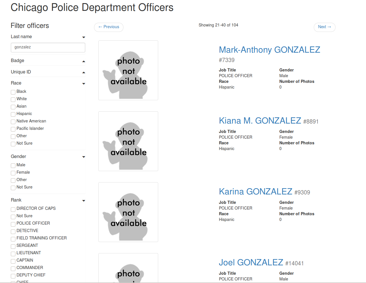 Bug: Duplicate officer entries across pages in search · Issue #827 ...