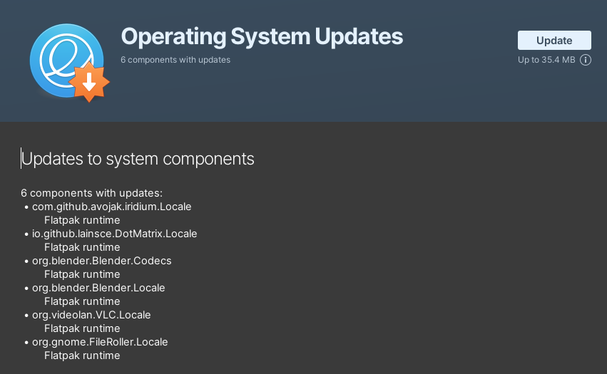 Don't show flatpak runtimes as system updates · Issue #1786 ...