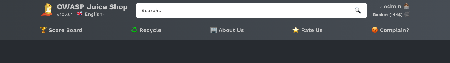 Redesign Navbar · Issue #600 · juice-shop/juice-shop · GitHub