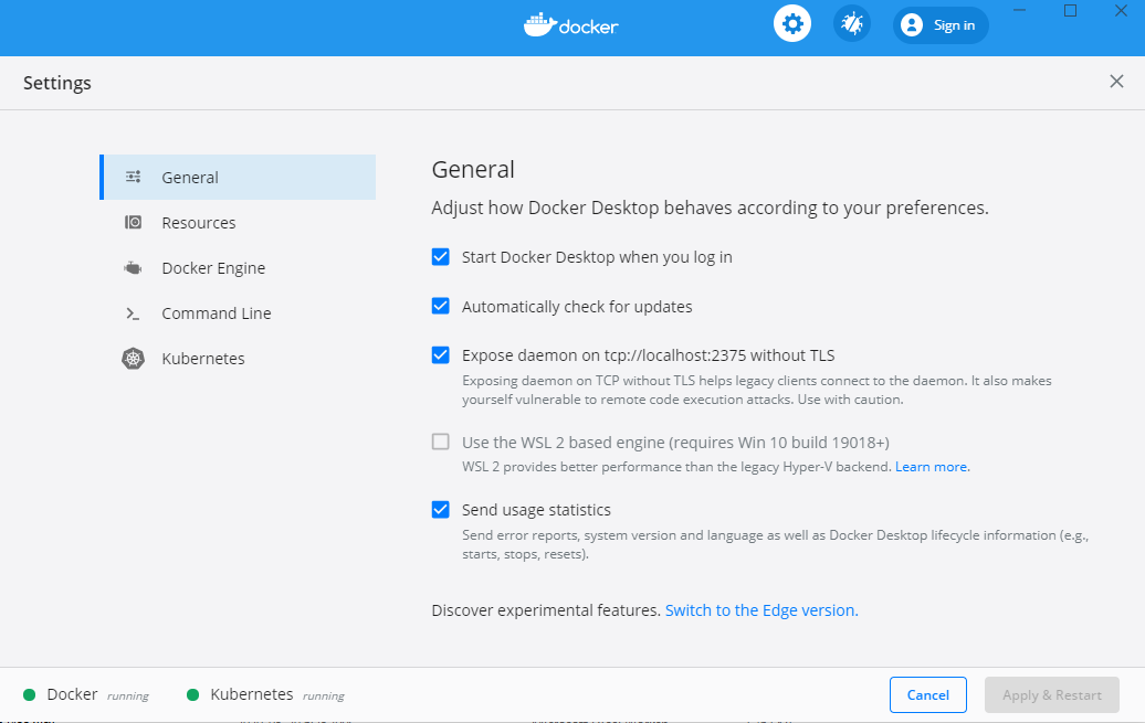 Issue WSL 2 usage still requires Win 10 Build 19018+ · Issue #8660 ...