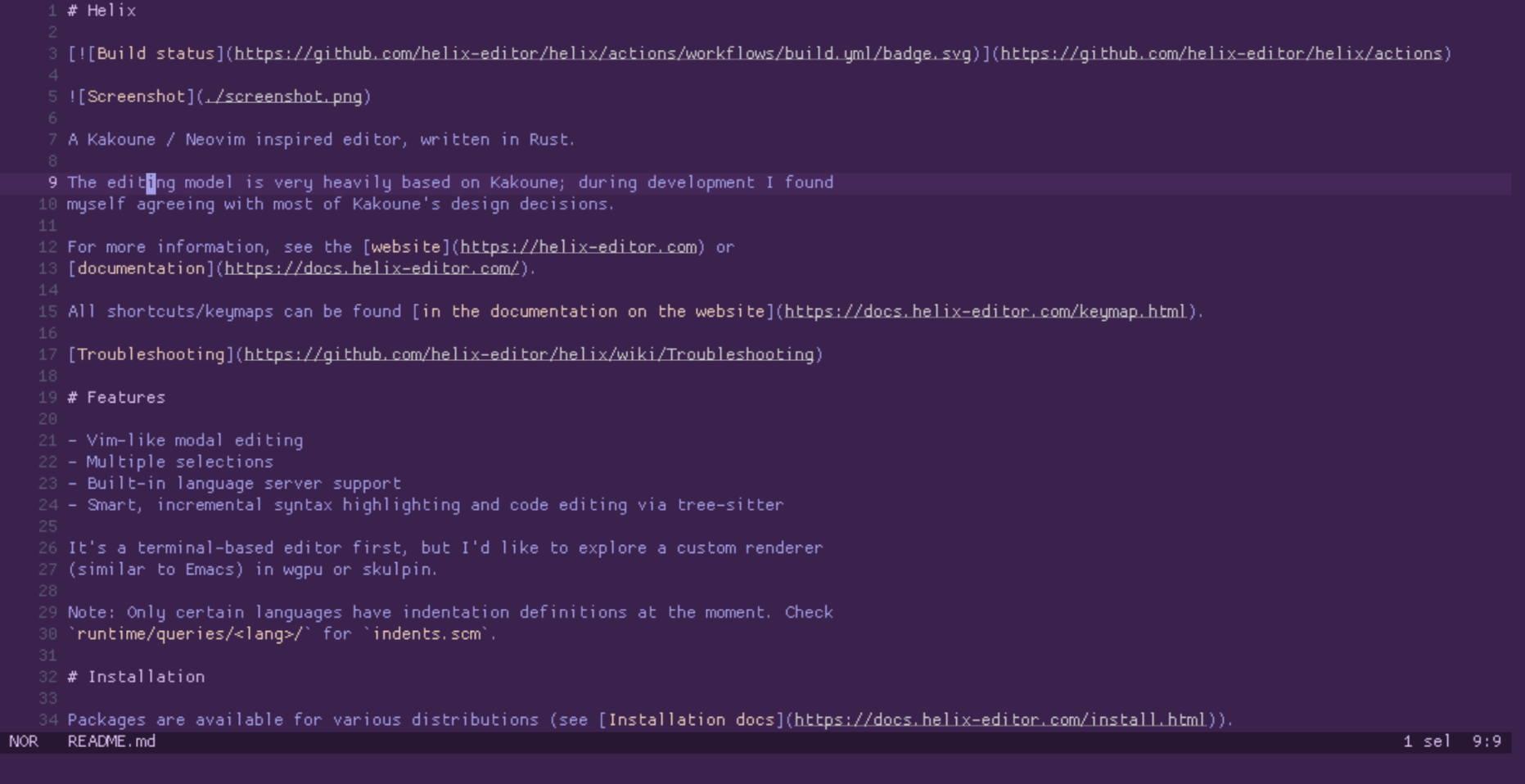 Change cursor shape while in insert · Issue 3010 · helixeditor/helix