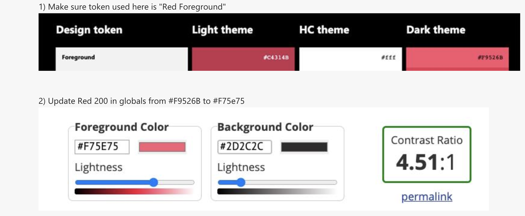 Text/error low luminosity in dark themes · Issue #18475 · microsoft ...