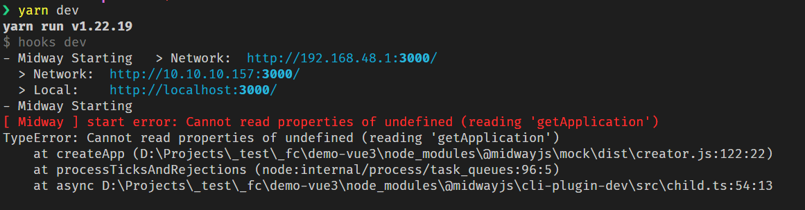 Cannot read properties of undefined (reading 'getApplication') · Issue ...