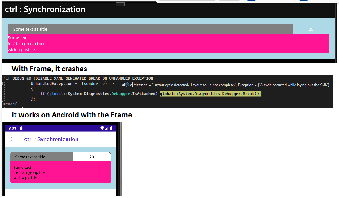 Control Frame used in a ControlTemplate doesn't work on Windows · Issue ...