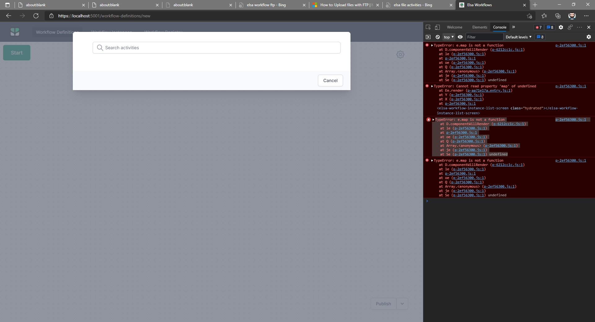 Dashboard don't show any activities · Issue #1092 · elsa-workflows/elsa ...