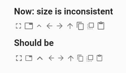 Icon size is quite inconsistent · Issue #4384 · Templarian ...