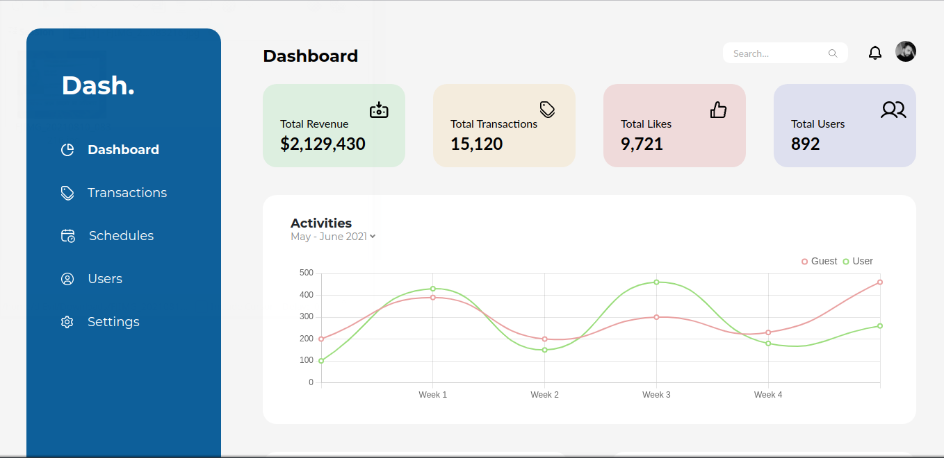 GitHub - papuruth/Dashboard: A react dashboard displaying list of users ...