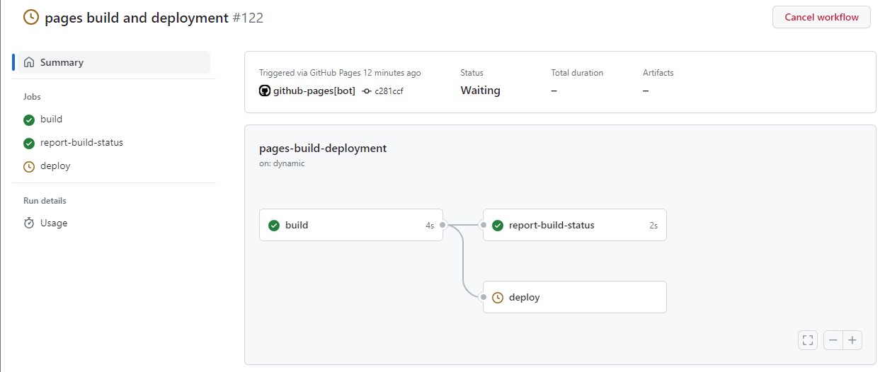 pages build and deployment problem · greenelab labwebsitetemplate