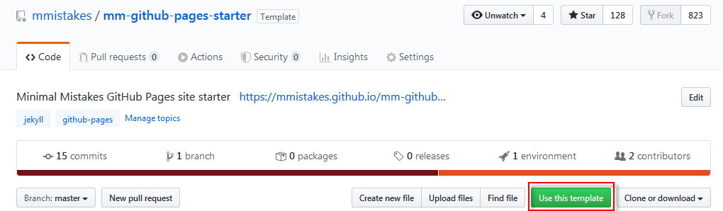 Turn the starter repository into a template repository · Issue #2485 ...