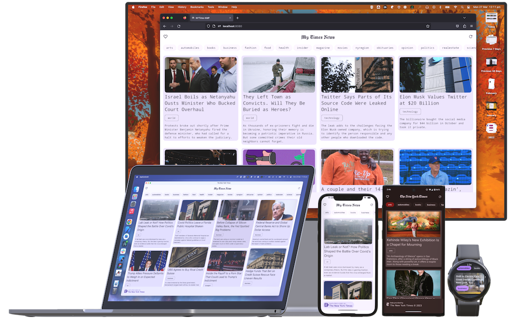 GitHub Xxfast NYTimes KMP A KMP Template Of The New York Times App 