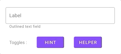 [TextInputLayout] Disabling helper text clears it · Issue #801 ...