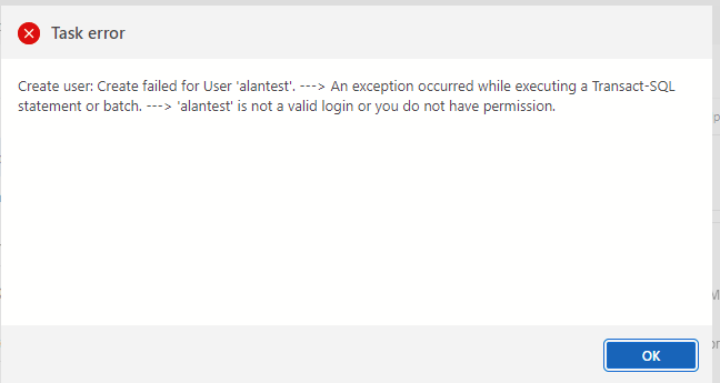 not able to create database user with no connect access · Issue #22607 ...