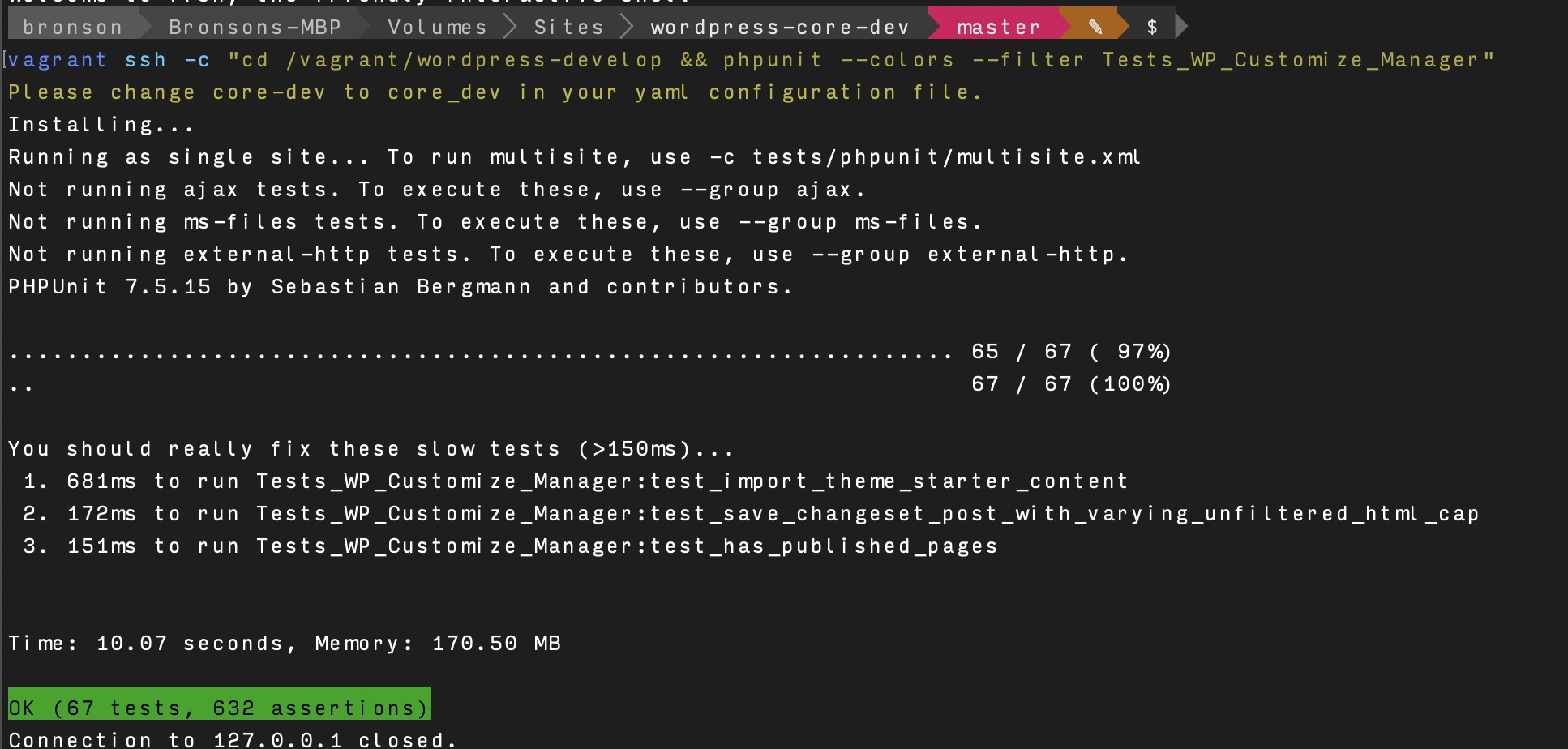 Mounting shares as wwwdata breaks core_dev extension · Issue 691