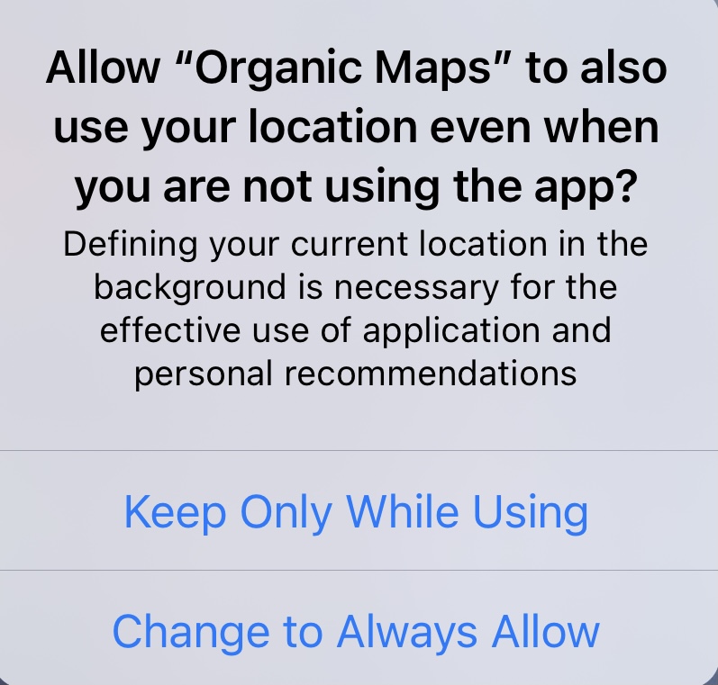 [iOS] App still asks for the background location access... · Issue #625 ...