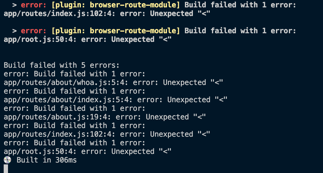 Express JavaScript starter template using .js instead of .jsx causing ...