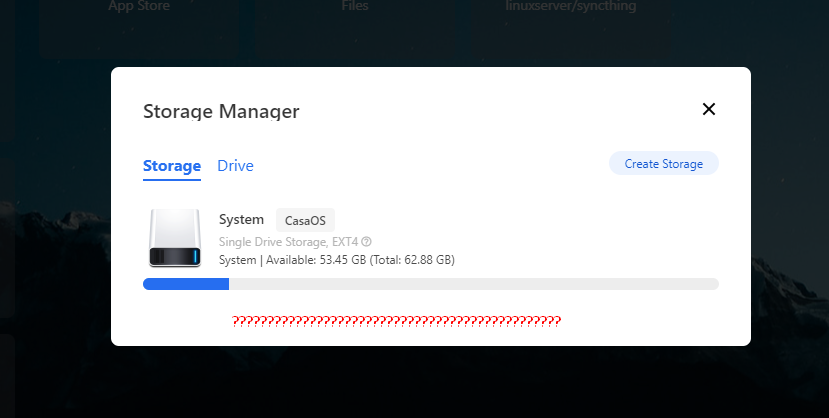 Storage not created · Issue #415 · IceWhaleTech/CasaOS · GitHub