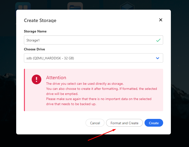 Capture d’écran de 2022-08-16...
### What happened? Stuck on "creation in progress" screen, after trying to create a secondary storage. ### Screenshots - try to create storage: ![image