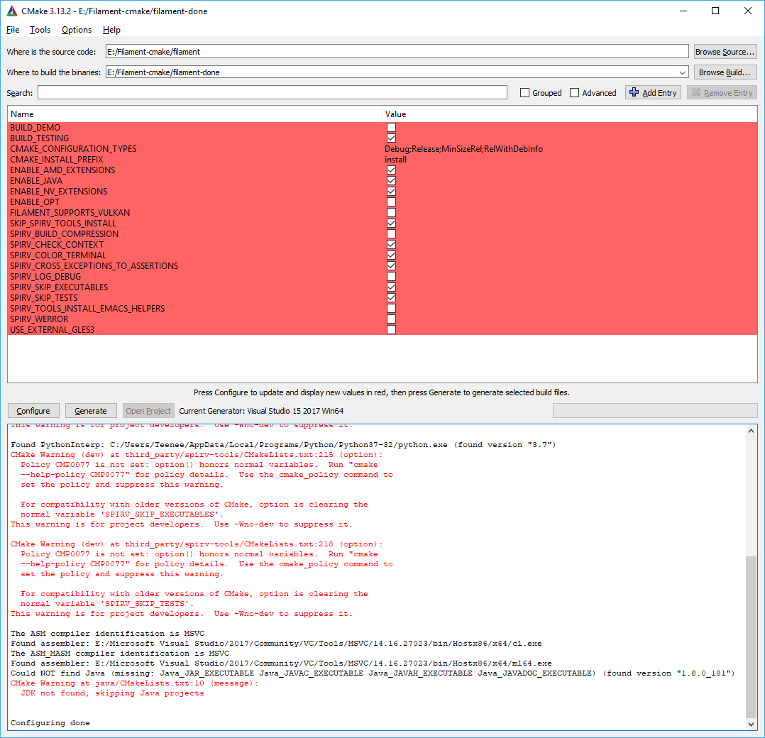 Errors when building for VS 2017 · Issue #639 · google/filament · GitHub