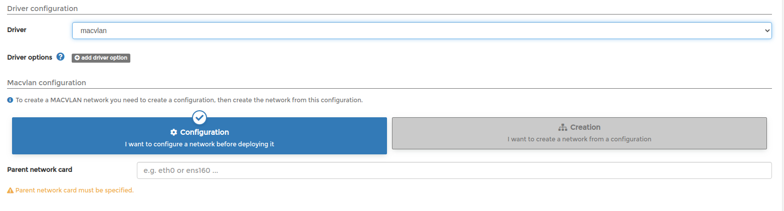 Better MACVLAN support for Windows Container Hosts · portainer ...