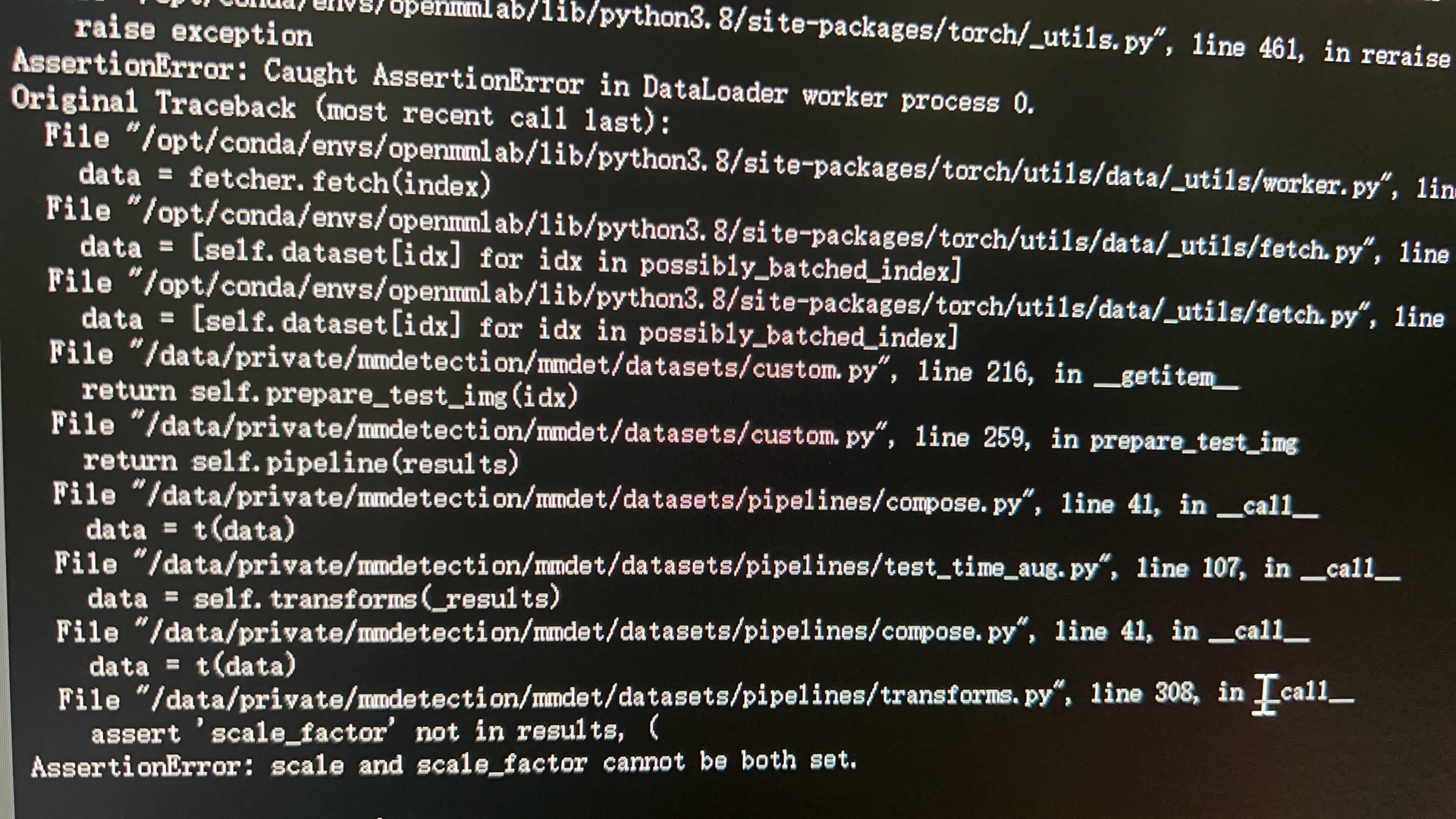 two Resize in test_pipeline cause an error · Issue #8767 · open-mmlab ...
