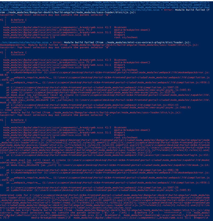 Falla al compilar integrado en un proyecto de angular · Issue #45 ...