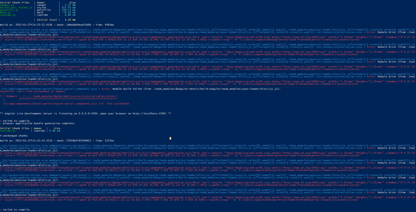 Falla al compilar integrado en un proyecto de angular · Issue #45 ...