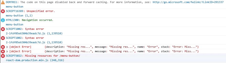 MenuButton not working with IE11 · Issue #181 · reach/reach-ui · GitHub