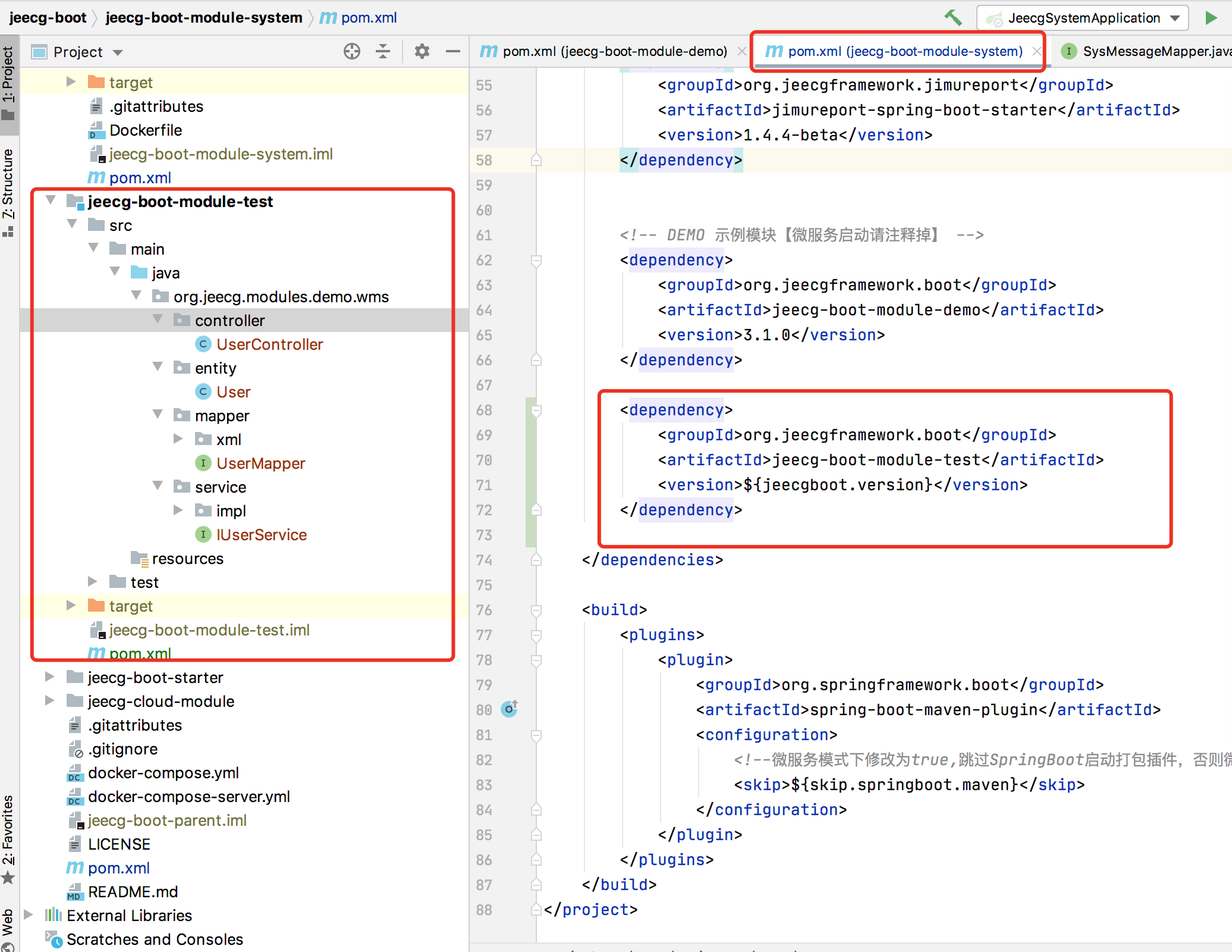 新建module,生在代码后启动报错 · Issue #3597 · jeecgboot/JeecgBoot · GitHub