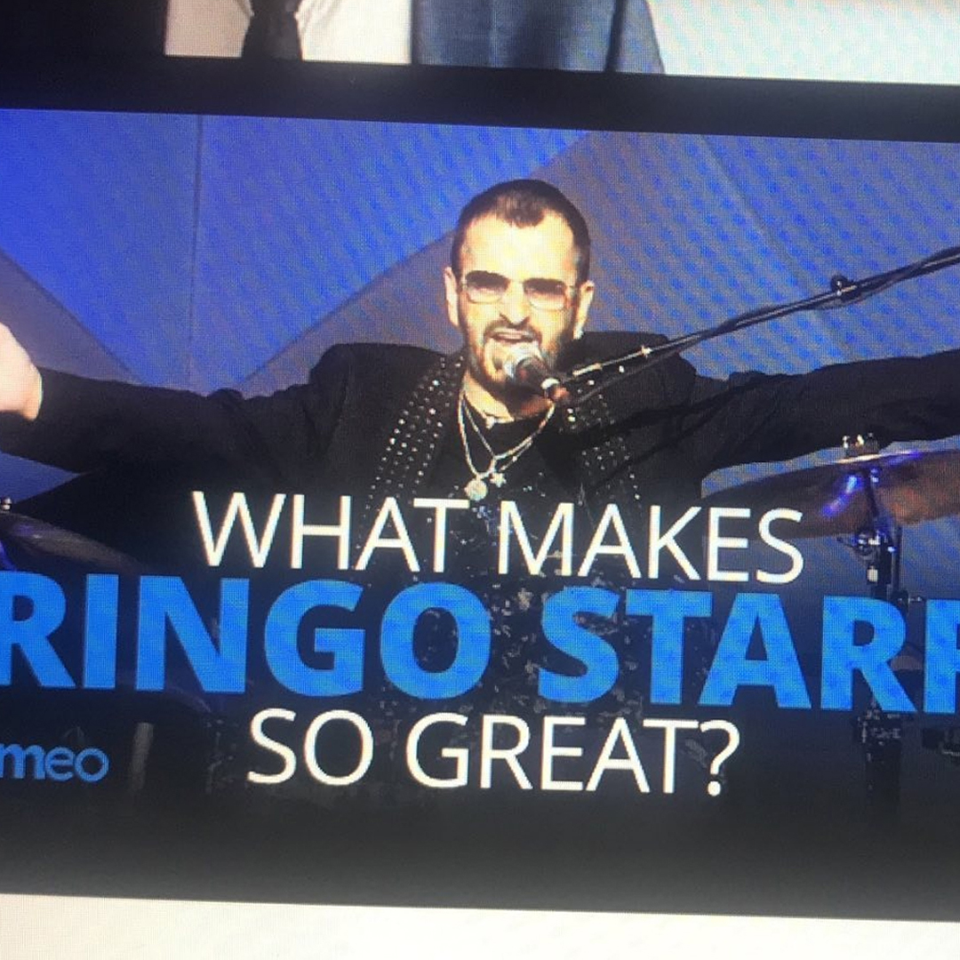 A youtube thumbnail of Ringo Starr from The Beatles asking "What Makes Ringo Starr so Great?"