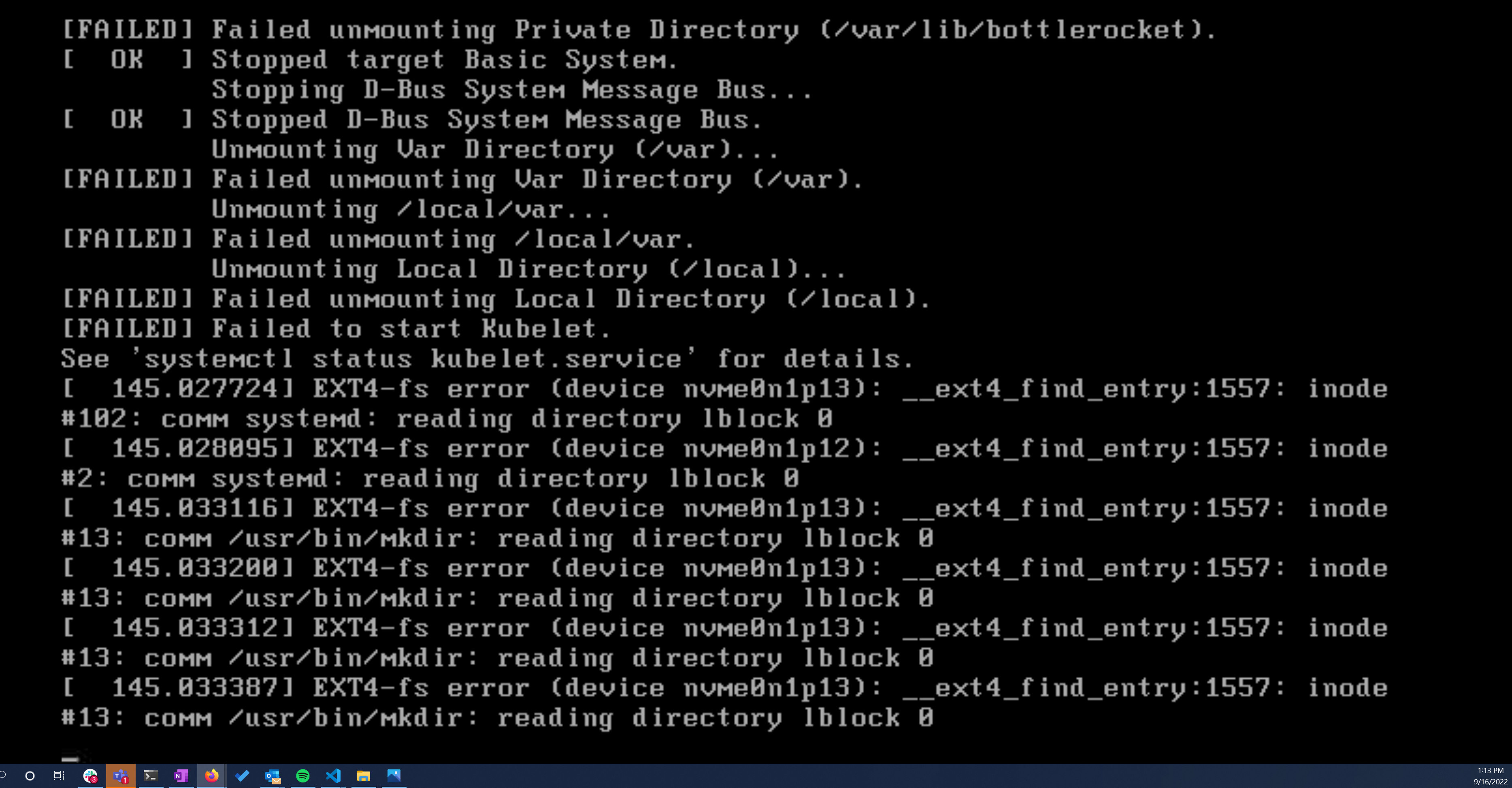 Bottlerocket is not working with vsphere vvols · Issue 2433 · bottlerocketos/bottlerocket · GitHub