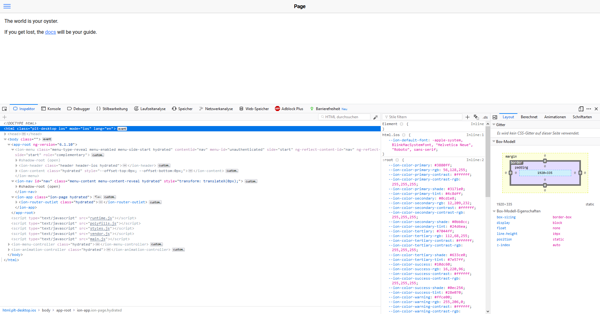 [4.0.0-beta.13] Menu is hidden on iOS, but visible on Android · Issue ...