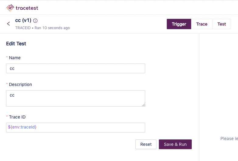 Change Trace Id based trigger to always ask for a variable name · Issue ...